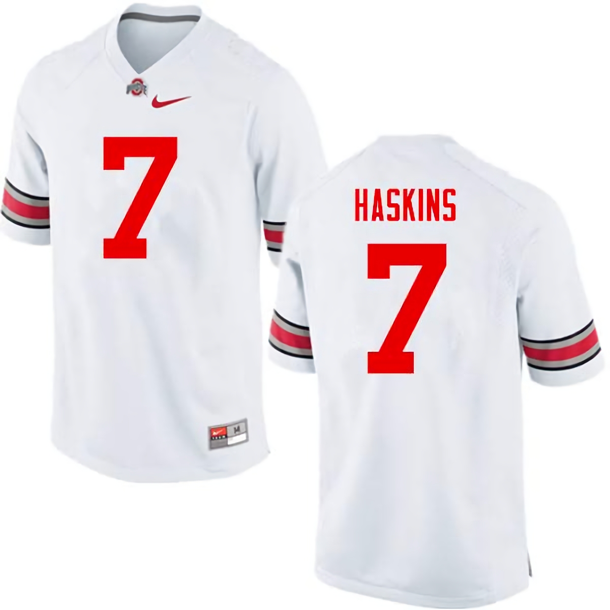 Dwayne Haskins Ohio State Buckeyes Men's NCAA #7 Nike White College Stitched Football Jersey RPM8156SI